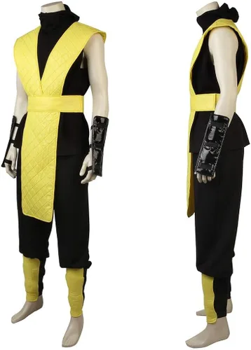Vista 2 de CosplayDiy Traje de hombre para disfraz de cosplay de Escorpión
