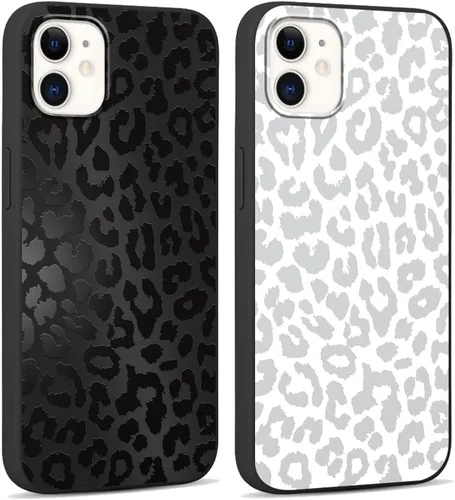 Vista 17 de Paquete de 2 fundas de teléfono con bonito estampado de guepardo para iPhone 7/8/SE 2020 / SE 2022 de 4.7 pulgadas, diseño de leopardo de lujo