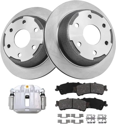 Vista 16 de Detroit Axle - Rotores de freno para Ford Mustang 2015 2016 2017 2018 2019 2020 2021 2022 2023 Rotores de freno de disco 2016 2017 2018 2019