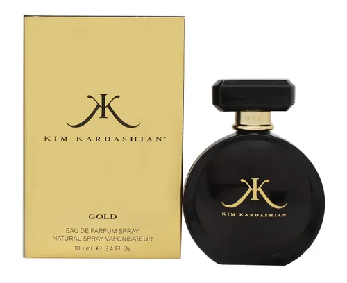 Vista 4 de Kim Kardashian Eau de Parfum en espray dorado, 1.55 libras