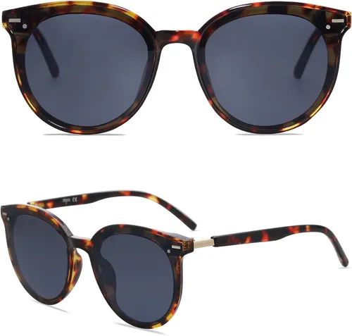 Vista 3 de SOJOS Lentes de sol retro clásicos marco de plástico grandes BLOSSOM SJ2067