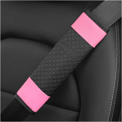 Vista 9 de Bittwee Cojín para Cinturón de Seguridad del Coche para Hombro, 2 Piezas, Funda Suave para Arnés Automotriz para Cojín de Cuello y Correa Protectora