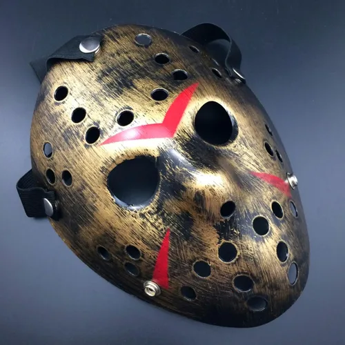 Vista 3 de Leprato Máscara de terror de Halloween, fiesta de máscaras, disfraz de cosplay