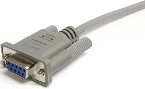 Vista 4 de StarTech com Cable serie recto de 6 pies - DB9 MF MXT100 gris - MF