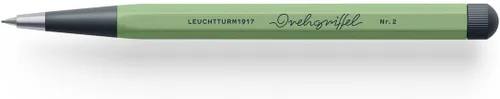 Vista 29 de LEUCHTTURM1917 - Lápiz mecánico Drehgriffel - Lápiz de escritura recargable con plomo de grafito HB de 0.7 mm (albaricoque)