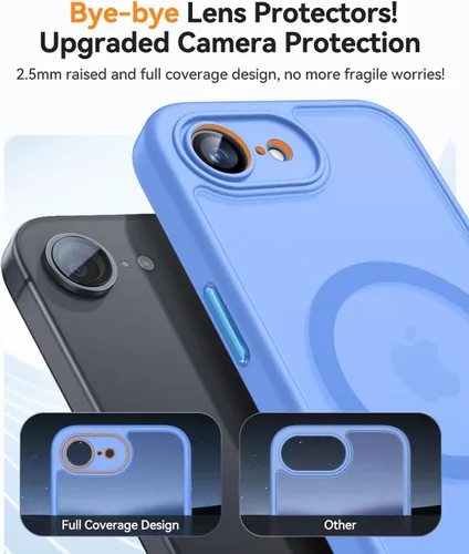 Vista 157 de CANSHN Funda magnética compatible con iPhone Air (6.5 pulgadas), mejorada [protección completa de la cámara] [compatible con Magsafe]