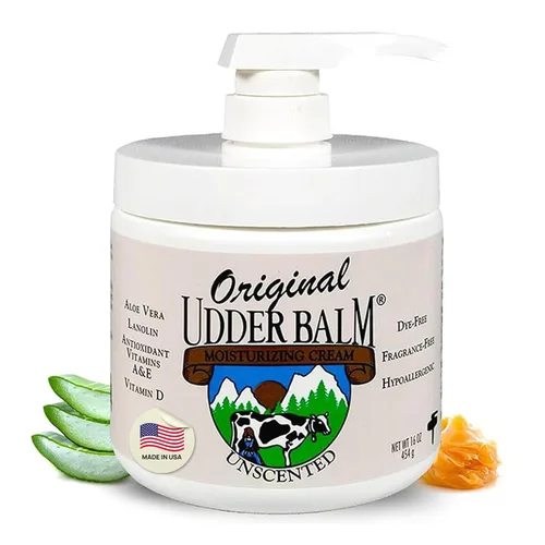 Vista 9 de Bálsamo de Udder original sin perfume para piel seca agrietada