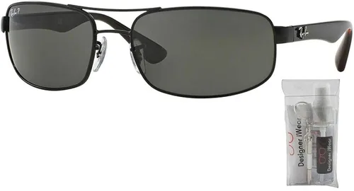 Vista 2 de Ray-Ban RB3445 Sunglasses For Men BUNDLE with Designer iWear Complimentary Eyewear Care Kit