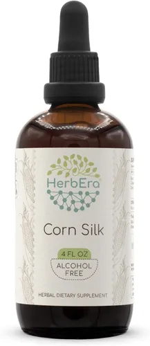 Vista 9 de HerbEra Corn Silk B60 USDA - Tintura orgánica Extracto sin alcohol, gotas de hierbas de alta potencia Seda de maíz orgánica certificada