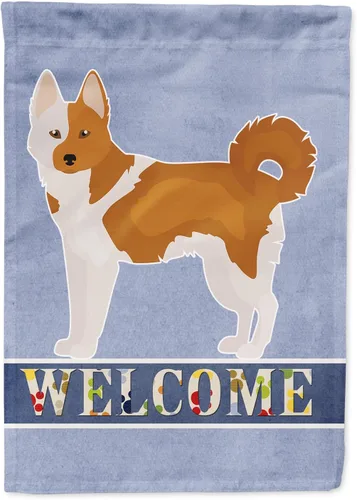 Vista 83 de Caroline's Treasures CK3645GF Bandera de bienvenida de bulldog inglés para jardín, bandera decorativa para patio exterior, obras de arte de patio