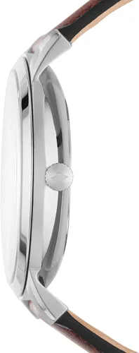 Vista 2 de Fossil - Reloj casual de cuarzo minimalista de acero inoxidable y delgado para hombre