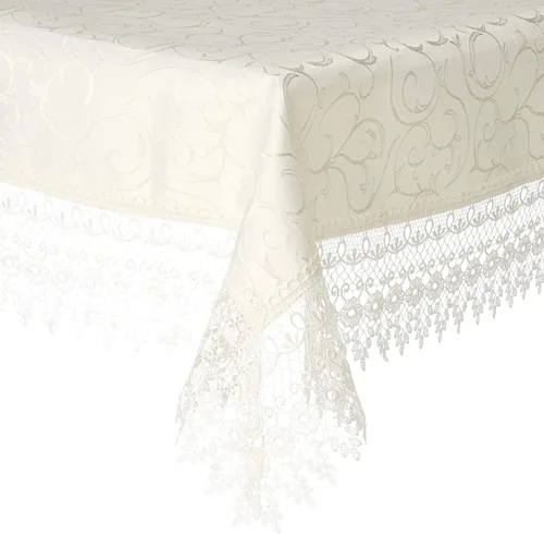 Vista 10 de Flor Lazo clásico Lace diseño Manteles, Rectangular