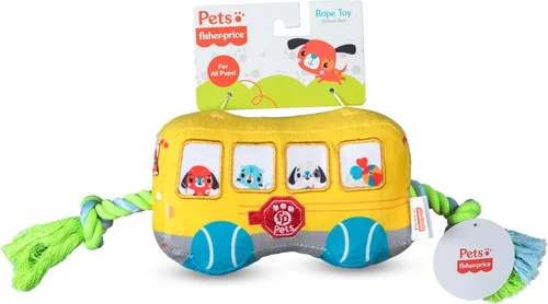 Vista 9 de Fisher Price Attack-A-Stack - Juguete para perros Diseño de cuerda apilable, para perseguir y lanzar, producto oficial para mascotas Fisher Price