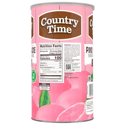 Vista 3 de Country Time Obanic - Paquete variado de mezcla de limonada - 2 unidades, 82.5 onzas