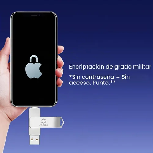 Vista 6 de True Capacity 256 GB MFi certificado iPhone Photo Stick, unidad flash 3