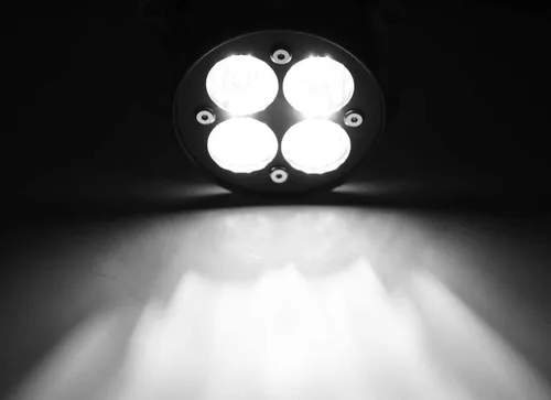 Vista 7 de iJDMTOY Lente transparente de 24 W de alta potencia LED gran angular SAE Flood Beam Kit de luz antiniebla con biseles de lámpara de niebla, arnés