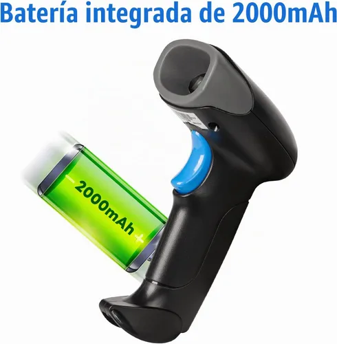 Vista 5 de Escáner QR del código 2D con el soporte, escáner inalámbrico del código de barras para la tienda de la biblioteca