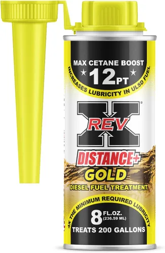 Vista 2 de REV X Distance Plus Gold Diesel Tratamiento de combustible de alta lubricidad, 8 fl. oz. (2)