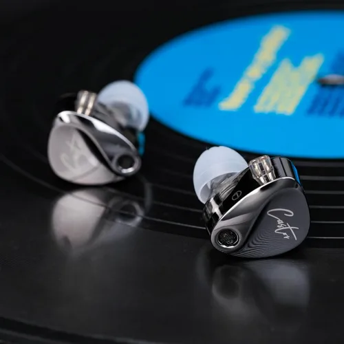 Vista 8 de KZ - Auriculares con monitor de oído con micrófono, auriculares de graves mejorados de alta fidelidad, IEMs de aislamiento de ruido, auriculares