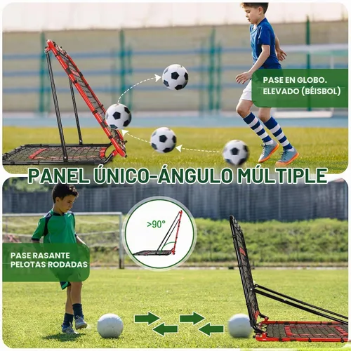Vista 4 de BaseGoal Dual-Sided Baseball Softball Rebounder Net,33.5x33.5in