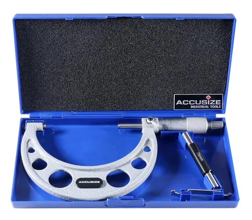Vista 20 de Accusize Industrial Tools Micrómetro de exterior de ultra precisión 0 - 1 pulgada x 0.0001 pulgada, Eg00-0001 0-1", Ultra-Precision, Carbide