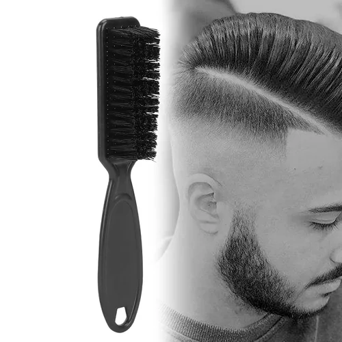 Vista 3 de Cepillo para barba, cepillo de aseo para bigote, cepillo de peinado de barba suave para hombres