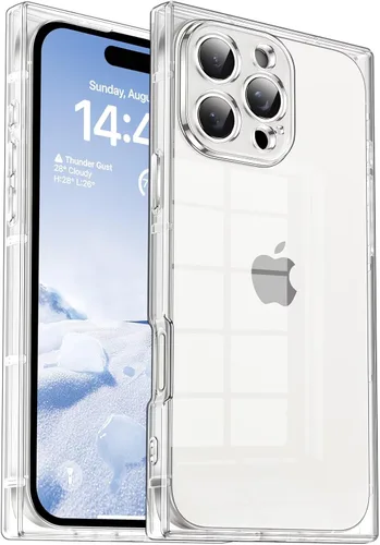 Vista 38 de Funda Tzomsze Compatible con iPhone Air Clear Funda, Protección de Cámara, Esquinas Reforzadas TPU Delgada Resistente a Golpes Funda Protectora