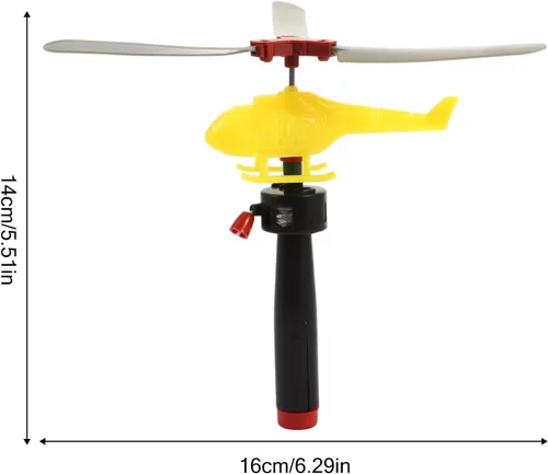 Vista 4 de VETE Paquete de 8 aviones de juguete volador helicóptero para niños pequeños, helicóptero giratorio de 360° juguetes de avión para niños y niñas