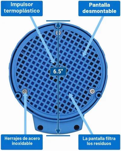 Vista 5 de Bomba de agua #US 1/3HP 2450 GPH Sumergible Utilidad Motor de alta eficiencia
