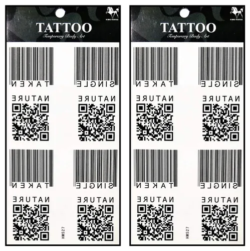 Vista 9 de Tatuajes 2 hojas hermosas rosas negras enredaderas temporales tatuajes adhesivos falsos cuerpo brazo pecho hombro tatuajes para hombres
