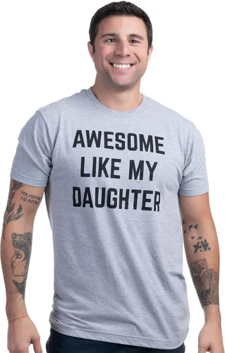 Vista 2 de Impresionante como mi hija! Camiseta divertida, frase sarcástica, humor, chiste de papá, camiseta para padre, abuelo, papá