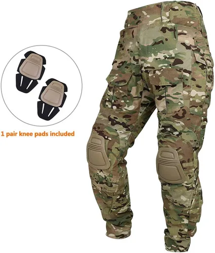 Vista 3 de KRYDEX Tactical G3 - Pantalones de combate para hombre con rodilleras