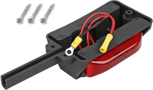 Vista 6 de Partsam 2 x 4 LED de liquidación de remolque Fender luces ámbar delantero rojo trasero 4 diodos RH/LH