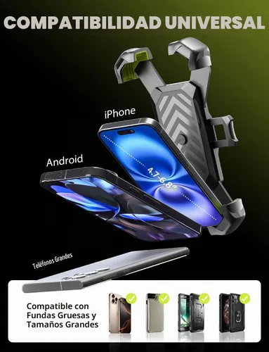 Vista 2 de Bracketron X-Lock - Soporte para teléfono de automóvil, para camión