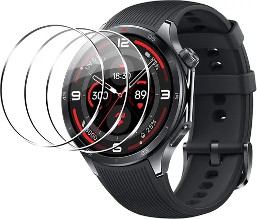 Vista 13 de Protector de pantalla compatible con Amazfit Active 2, antiarañazos, cobertura de pantalla completa 3D, compatible con fundas, HD Ultra, paquete de 3