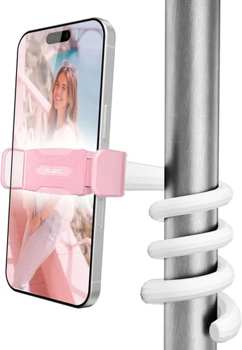 Vista 8 de A2C Soporte flexible para teléfono para cinta de correr, pelotón, cochecito, carrito de compras, escritorio, cuello de cisne para teléfonos