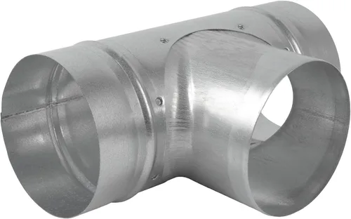 Vista 6 de Vent Systems Conector de conducto en forma de T de 4 pulgadas, adaptador de manguera de 3 vías/divisor para manguera, conector de tubería redonda