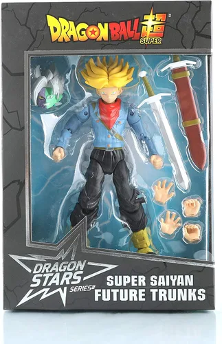 Vista 8 de Dragon Ball Super Dragonball Super - Figura de acción de 6 pulgadas BAF Fusion Zamasu Dragon Stars Series 3 - Super Saiyan Trunks