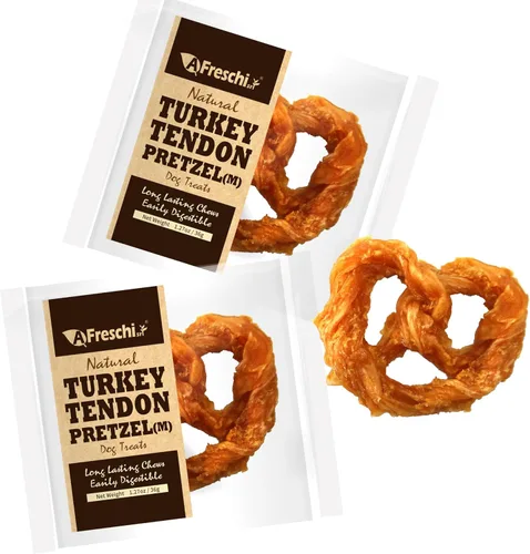 Vista 10 de AFreschi - Premios masticables de tendón de pavo para perros y cachorros, Signature Series, ingrediente de EE. UU., hipoalergénico, fácil