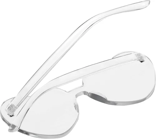 Vista 5 de Maxdot Heart Shaped Sunglasses for Women Transparente