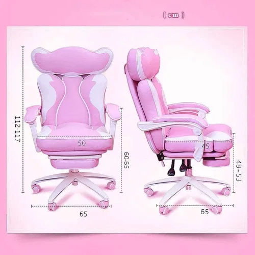 Vista 2 de Computer Chair Home Ergonomic Chair Swivel Chair Seat Back Reclining Office Chair Rotating Stool Backrest Home Lift(Style 1)