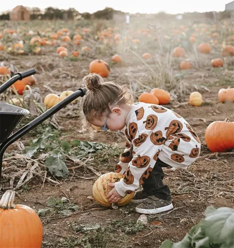 Vista 4 de Sudaderas de gran tamaño para bebés, para niños y niñas, camisas de punto con mangas largas, enterizo bonito, ropa para otoño e invierno