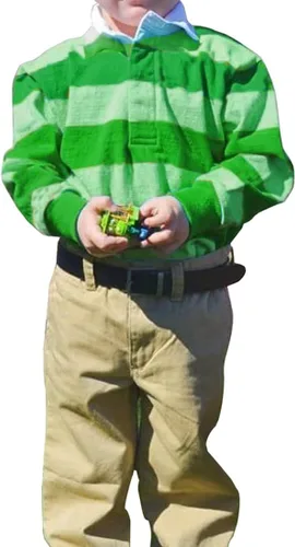 Vista 3 de Camisetas de manga corta a rayas para niños y niños pequeños
