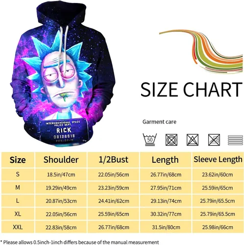 Vista 3 de NHPMRW Men and women Pullover Hoodie for Halloween casual 3D printed hoodie