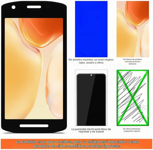 Vista 6 de para Zebra TC21 TC26 reemplazo de pantalla LCD Diaply táctil digitalizador Asamblea con herramientas
