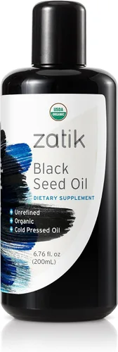 Vista 7 de Zatik Naturals - Aceite de semilla de comino negro y extracto supercrítico, prensado en frío, sin refinar, sin gluten, vegano, 90 cápsulas blandas