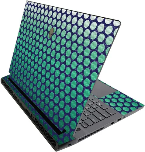 Vista 546 de MightySkins - Skin brillante con purpurina para Alienware M17 R3 (2020) y M17 R4 (2021) - Diversión de los años 90 Acabado duradero con purpurina
