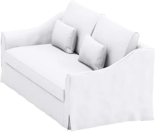 Vista 5 de Funda Farlov de algodón para sofá biplaza de 70 pulgadas de ancho, compatible con funda de sofá IKEA Funda de algodón resistente Farlov