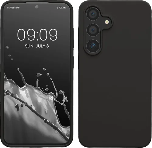 Vista 259 de kwmobile Funda compatible con Samsung Galaxy S9 - Funda de silicona TPU con acabado suave - Blue Reef