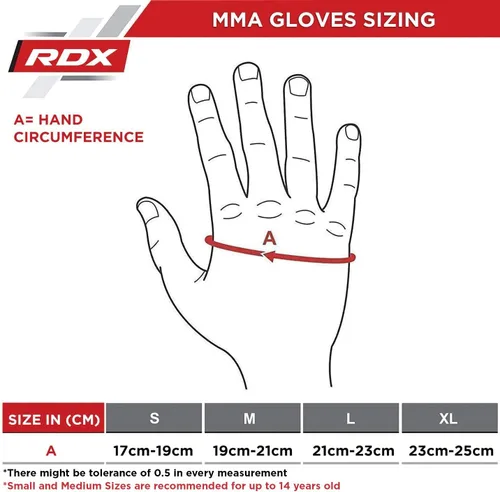 Vista 2 de RDX Guantes MMA de piel maya real de alta calidad, guantes de combate y agarre para artes marciales mixtas para entrenamiento, guantes de lucha